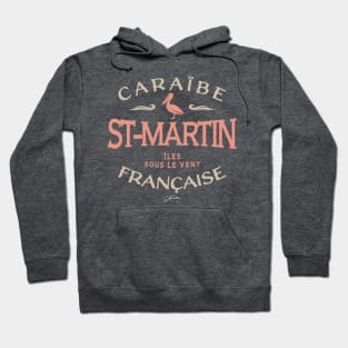 St. Martin, French Caribbean, Pelican Hoodie